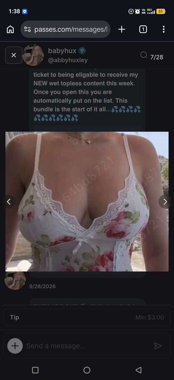 Full leaked Abbyhuxley private onlyfans photo