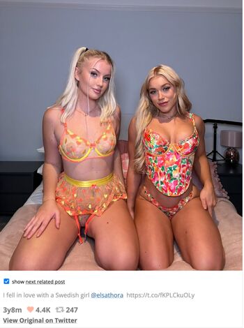 Full leaked Elsathora private onlyfans photo