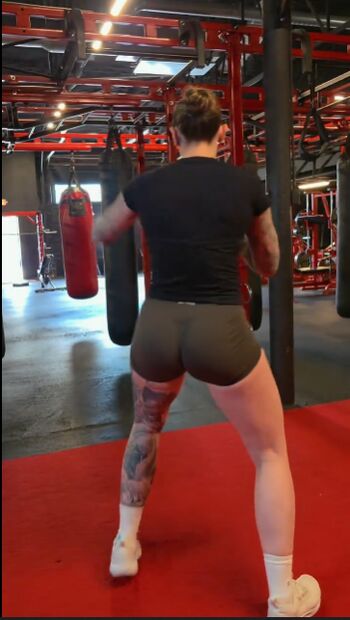 Girls In Wedgy Fitness Shorts