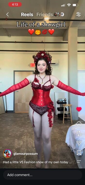 Full leaked Glamour possum private onlyfans photo