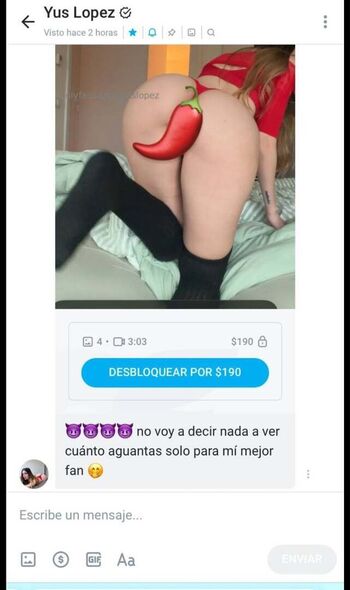 Full leaked Yus lopez  page private onlyfans photo